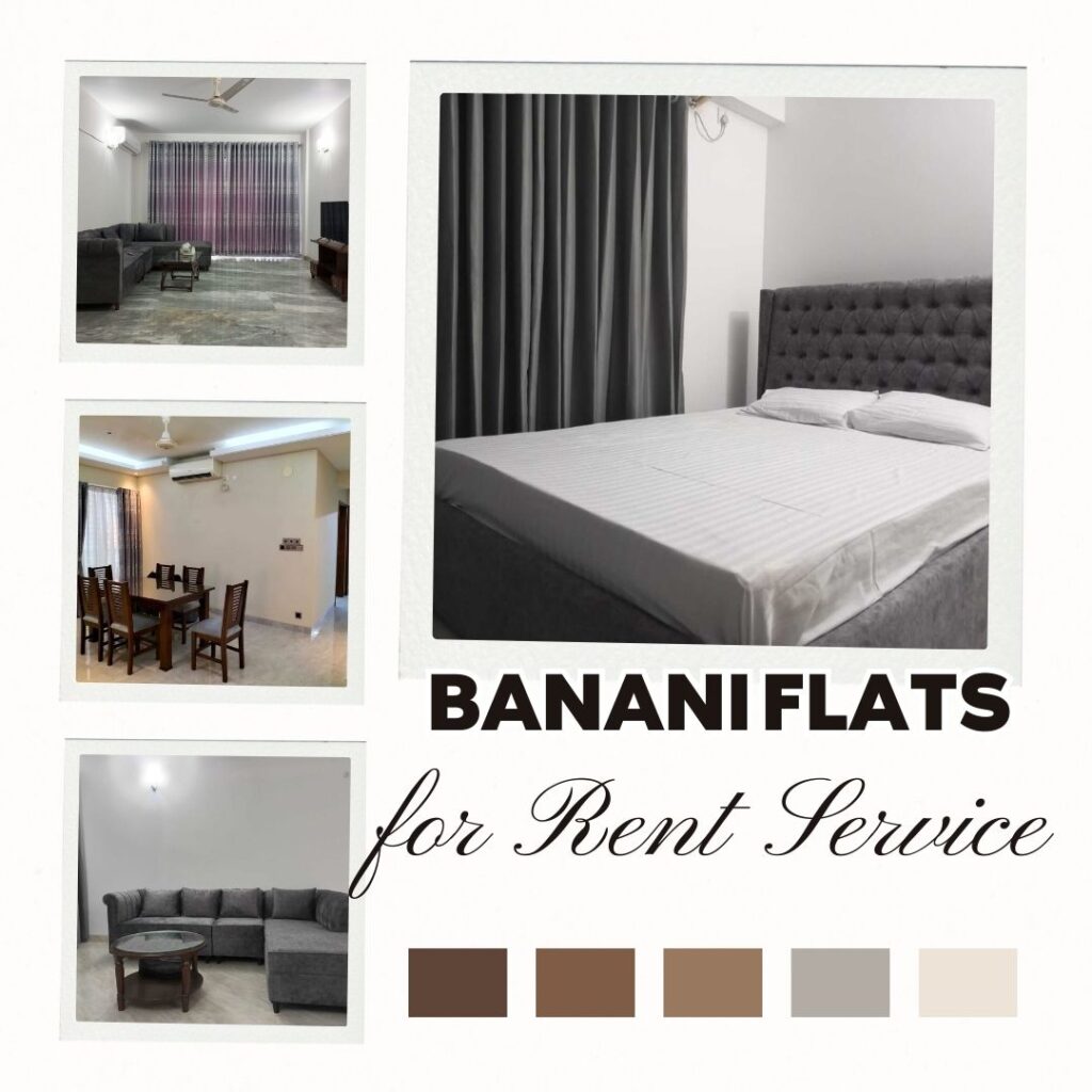 Apartments for rent in Banani Area.